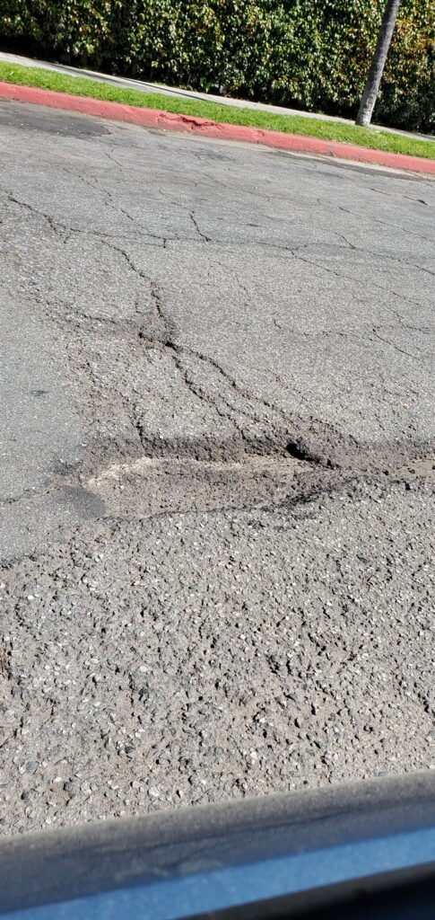 LA Potholes: Everlasting Hollywood Pothole - Filled